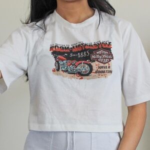 White Graphic Kids T-Shirt